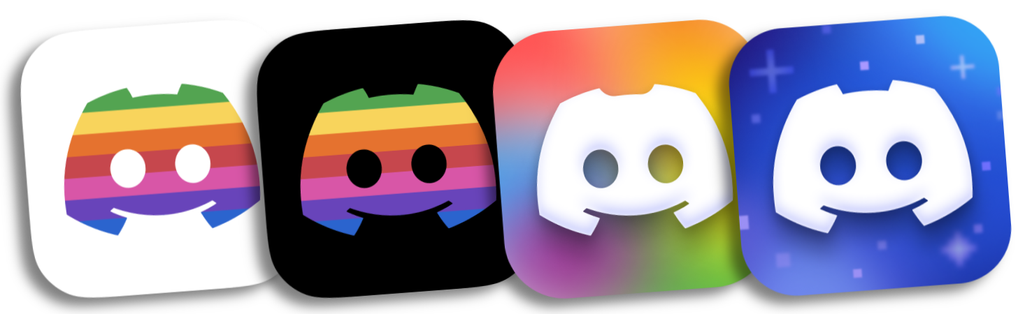 A preview of the four new App Icons.